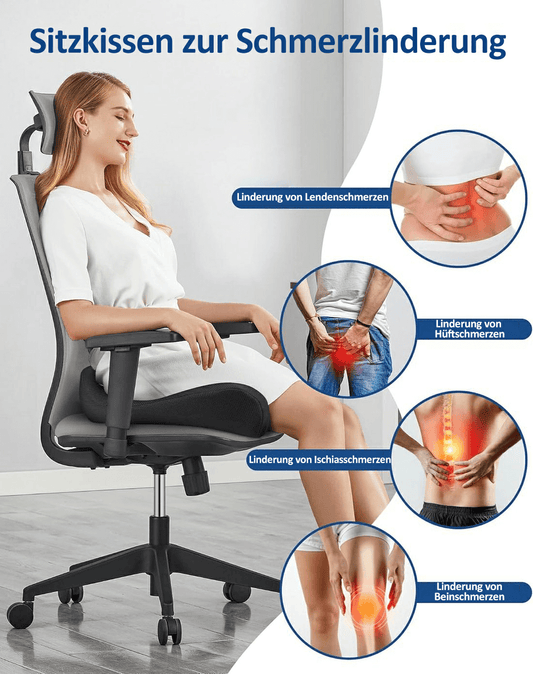 🎁Bästsäljare 55% RABATT🔥Ergonomisk sittdyna i minnesskum 【🚀Fri frakt】