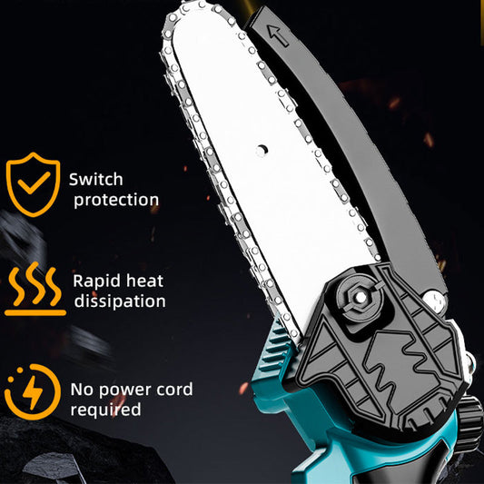 🪵55 % rabatt🪓🔥Mini sladdlös elektrisk kedjesåg - 1500 Ah(🚀Fri frakt)