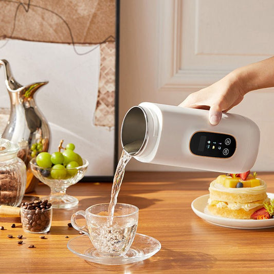 🔥fri frakt🔥 Bärbar elektrisk termosmugg för resor - perfekt present