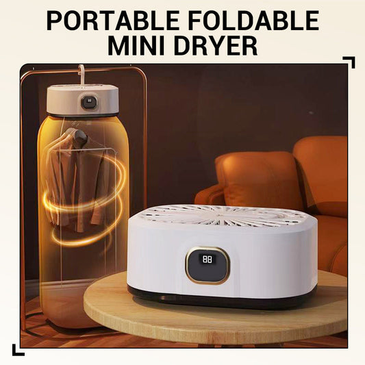 🔥Vintererbjudanden🔥Bärbar, hopfällbar mini-multifunktionell torktumlare