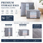 🧺 50% RABATT! 🔥🔥90L extra tålig förvaringsväska🏆Malsäker och lufttät med genomskinligt fönster🛏️ Tjock, lufttät och redo för flytt! 🇬🇧🧳