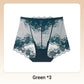 🌸60 % RABATT🧶 Handvirkade boxerkalsonger i spets med hög midja för kvinnor – Andningsbara, vintagestil och bekväm passform 🌸
