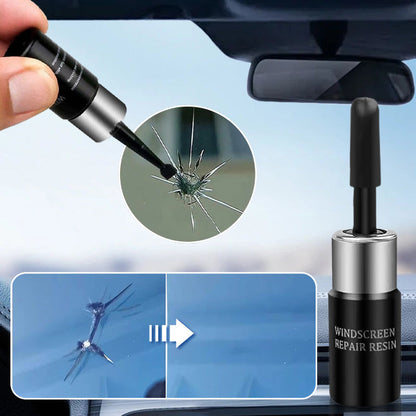 🔥Köp 1 få 1 gratis🔥🔧Sprickor Borta Glas Reparationssats💪