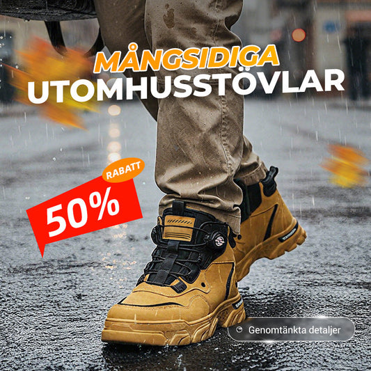 ⏳Tidsbegränsat specialerbjudande⏰Herrskor för utomhusbruk med vridbart spänne (vattentäta, halkskyddade, bekväma och andningsbara)