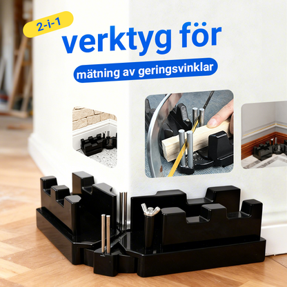 🔈🔈60% rabatt👨‍🔧📐2-i-1-verktyg för geringmätning och skärverktyg