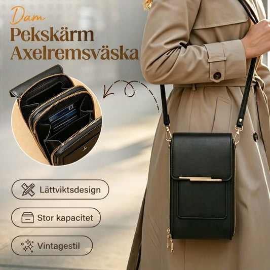 ✨️2026 SPECIALERBJUDANDE - 60% RABATT👜 📱Damväska med pekskärm – Laddning av smartphone, stöldskyddad och vattentålig