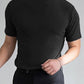 🔈🔈2026 nyår Hot Sale - 60% RABATT🎁Hög hals Slim Fit T-shirt för män