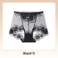 🌸60 % RABATT🧶 Handvirkade boxerkalsonger i spets med hög midja för kvinnor – Andningsbara, vintagestil och bekväm passform 🌸