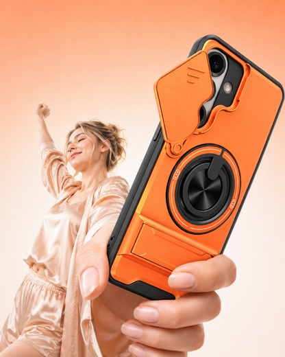 📱 BEGRÄNSAD TID: 50 % RABATT! ✨ Samsung-mobilskal – utdragbart kameraskydd, vridbar ring & magnetiskt fäste, perfekt skydd & stil 🔄