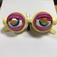 👀 Ögonglasögon med snöre | 🎉 Födelsedagsfest/rollspel/högtidsfirande – Blinka med hjälp av snöret under hakan och roa hela sällskapet