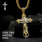 ✨🔥 KÖP 2 - FÅ 1 GRATIS! ⏳ Sankt Jesus-hänge - Elegant design i rostfritt stål, symbol för tro och skydd, perfekt som present 📿✨