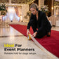📏 Kraftfull dubbelhäftande tejp | Rivfast vävd nätkonstruktion · Kraftfull vidhäftning som inte lossnar · Lämnar inga limrester vid borttagning · Fäster glidande mattor | Håller mattor på plats · Väggdekoration · Hantverk · Hemreparationer