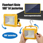 🔦 50 % RABATT NU! ☀️ Solar LED-campinglampa med 2400mAh – dubbel laddning, 180° fäste & explosionssäkert glas för äventyr och nödläge 🏕️