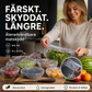 🛒 50% RABATT NU! 🔥 Återanvändbara matförvaringspåsar – Tättslutande, miljövänliga, perfekt för förvaring av livsmedel i kyl och frys 🥦🍎