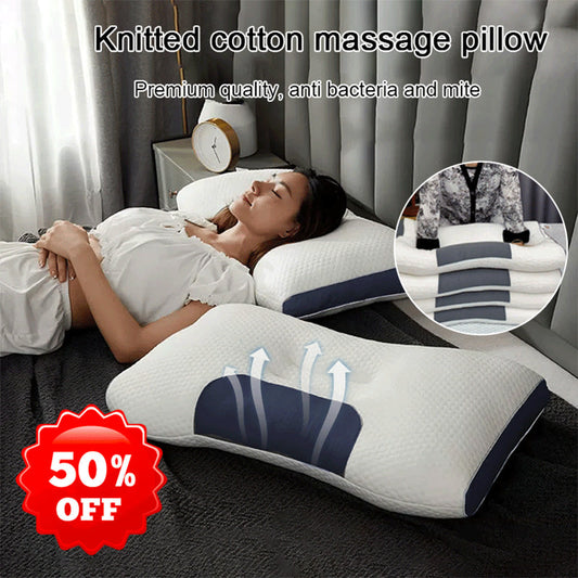 💥50% rabatt💥Antibakteriell nackstöd sömnhjälp massage kudde