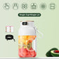 2-i-1-juicekopp 🍹 Drick direkt efter juicepressning. Stor kapacitet, digital skärm, design med flera blad. Bärbar och ett måste för gymmet och utomhusbruk 🏋️