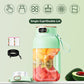 2-i-1-juicekopp 🍹 Drick direkt efter juicepressning. Stor kapacitet, digital skärm, design med flera blad. Bärbar och ett måste för gymmet och utomhusbruk 🏋️