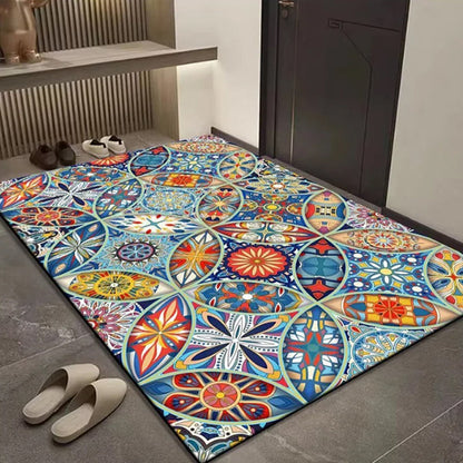 ✨Få 55% rabatt💖Bohemisk geometrisk dörrmatta för entrén