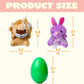 🐰60% RABATT NU! 🥚 Fyllda påskägg med gosedjur – Mjuk plysch inuti, färgglada och perfekta för äggjakt 🐣