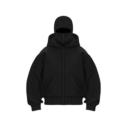 🔥55% rabatt👁️‍🗨️Ninja-hoodie med dragkedja för män och kvinno