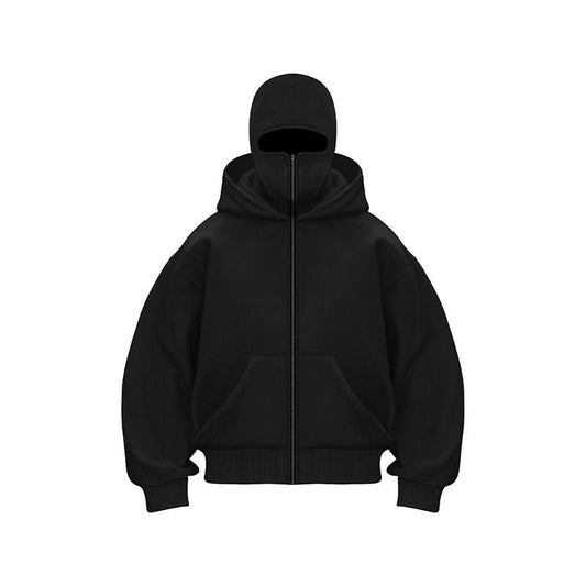 🔥55% rabatt👁️‍🗨️Ninja-hoodie med dragkedja för män och kvinno