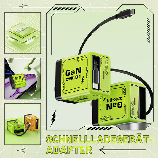 🎁 50% rabatt 🔥Snabbladdningsadapter med utdragbar typ C-kabel och kontak