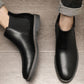 👞🐂55 % rabatt🔥Vintage Chelsea boots i konstläder för män