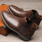 👞🐂55 % rabatt🔥Vintage Chelsea boots i konstläder för män