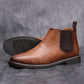 👞🐂55 % rabatt🔥Vintage Chelsea boots i konstläder för män