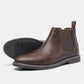 👞🐂55 % rabatt🔥Vintage Chelsea boots i konstläder för män