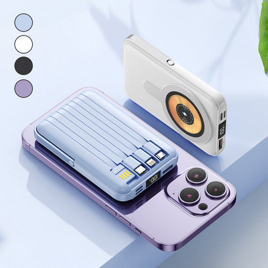 🔋60% RABATT NU! ⚡ Magnetisk trådlös powerbank 10000mAh – Snabbladdning, elegant design och universell kompatibilitet 🔌