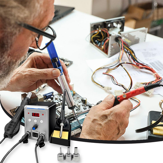 🔥2-i-1 station för varmluftslödning