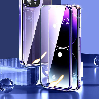 Stötsäkert telefonskal med dubbla glas