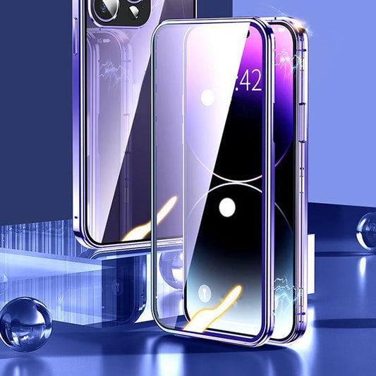 Stötsäkert telefonskal med dubbla glas
