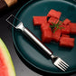 🥳 Köp 1 få 1 gratis✨2 i 1 Fruktskärare i rostfritt stål Gaffelskivare