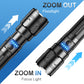 ⚡55 % rabatt🔦Multifunktionell bärbar utomhusficklampa med zoom
