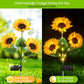 🌻 BEGRÄNSAD TID: 50 % RABATT! ✨ Solcellslampor i form av solrosor – automatisk på/av-funktion, lyser i 14 timmar, vattentät enligt IP65 ☀️