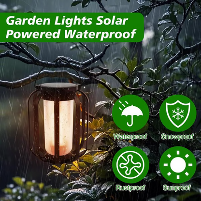 ✨️55 % rabatt✨️Solcellslykta utomhuslampa med 4 ljuslägen
