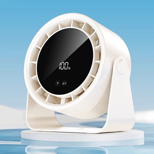 🔥Rea på heta varor - 55 % rabatt🔥100-hastighet Mini tyst bordsfläkt med digital display