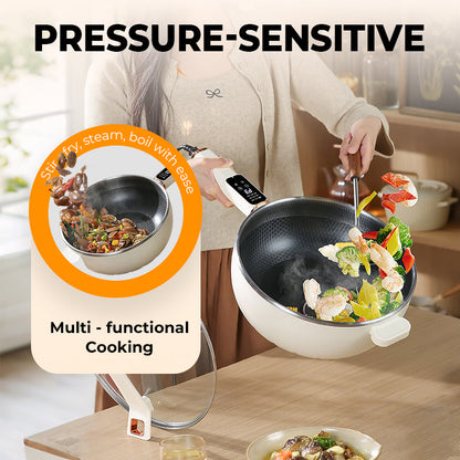 💎2025 Bästsäljare - 🍳Smart elektrisk stekpanna med non-stick-beläggning
