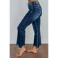 Retro Flare Jeans för kvinnor ✨🔥 Hög midja + Lätt utsvängda + Frasade kanter, stretchigt tyg, bekväma och utan begränsningar 📏