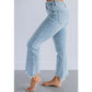 Retro Flare Jeans för kvinnor ✨🔥 Hög midja + Lätt utsvängda + Frasade kanter, stretchigt tyg, bekväma och utan begränsningar 📏