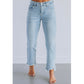 Retro Flare Jeans för kvinnor ✨🔥 Hög midja + Lätt utsvängda + Frasade kanter, stretchigt tyg, bekväma och utan begränsningar 📏