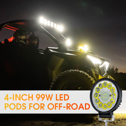 🔥55 % rabatt🔥4-tums 99W LED-pod för terrängfordo