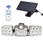 💡💡 Trippel LED Solar vägglampa ✨