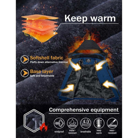 50% rabatt!🔥Vind- och vattentät vinterjacka för män