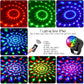 🌈 KÖP 3 FÅR 2! ✨ MAGISK LED-DISKOKULA - 16 Färglägen & Fjärrstyrd Rotation, Bärbar med Inbyggt Batteri, Perfekt för Fest och Hemmadisco 🎉🔋