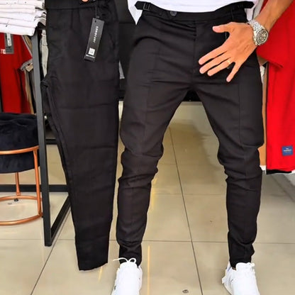 🔈🔈60 % RABATT🔥👖Slim-fit-byxor för herr med justerbar midja