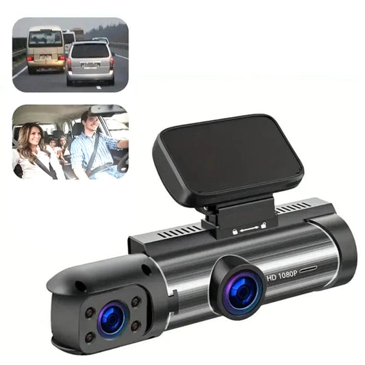 🔈🔈60 % RABATT🚗📹Dashcam med 170° vidvinkel och 1080p dubbla linser