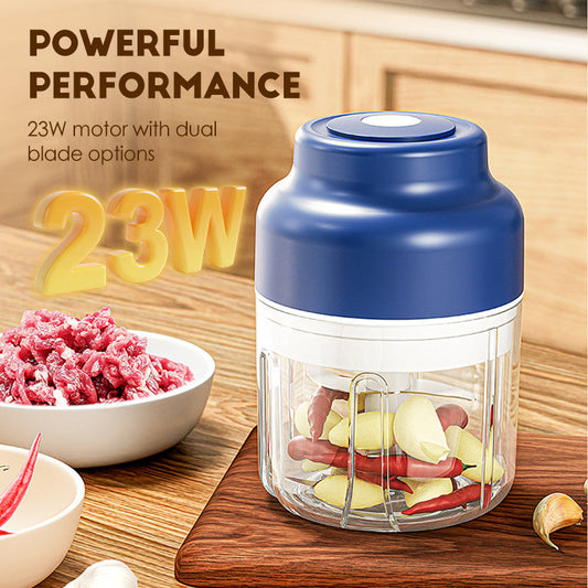 Elektrisk mini-vitlökhackare